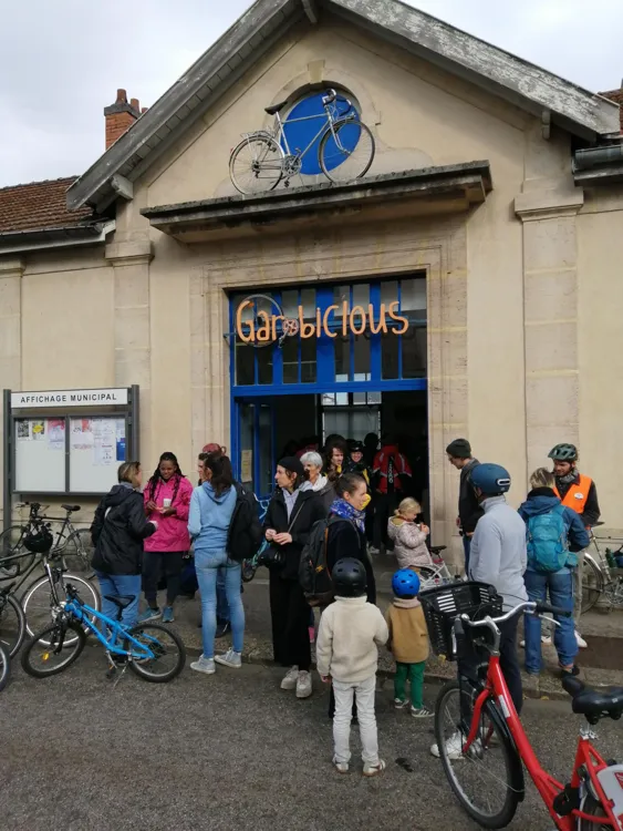 Petite pause pour les cyclistes